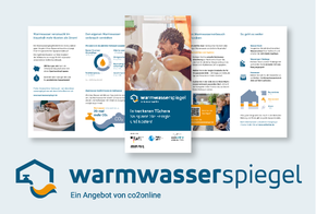 Flyer &quot;Warmwasserspiegel für Deutschland&quot;