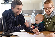 Familie Krämer bei der Planung.